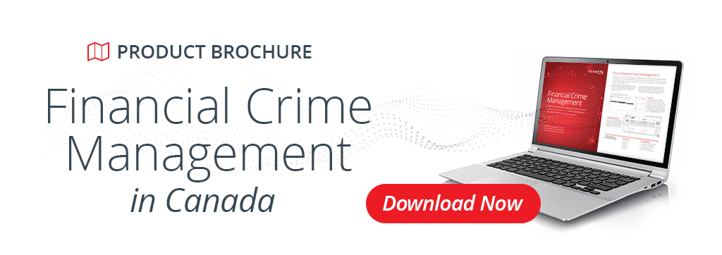 Download our Product Brochure, Financial Crime Management in Canada